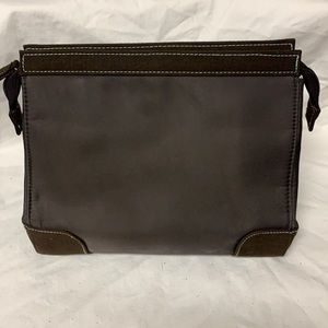 New Brown Toiletry travel bag.